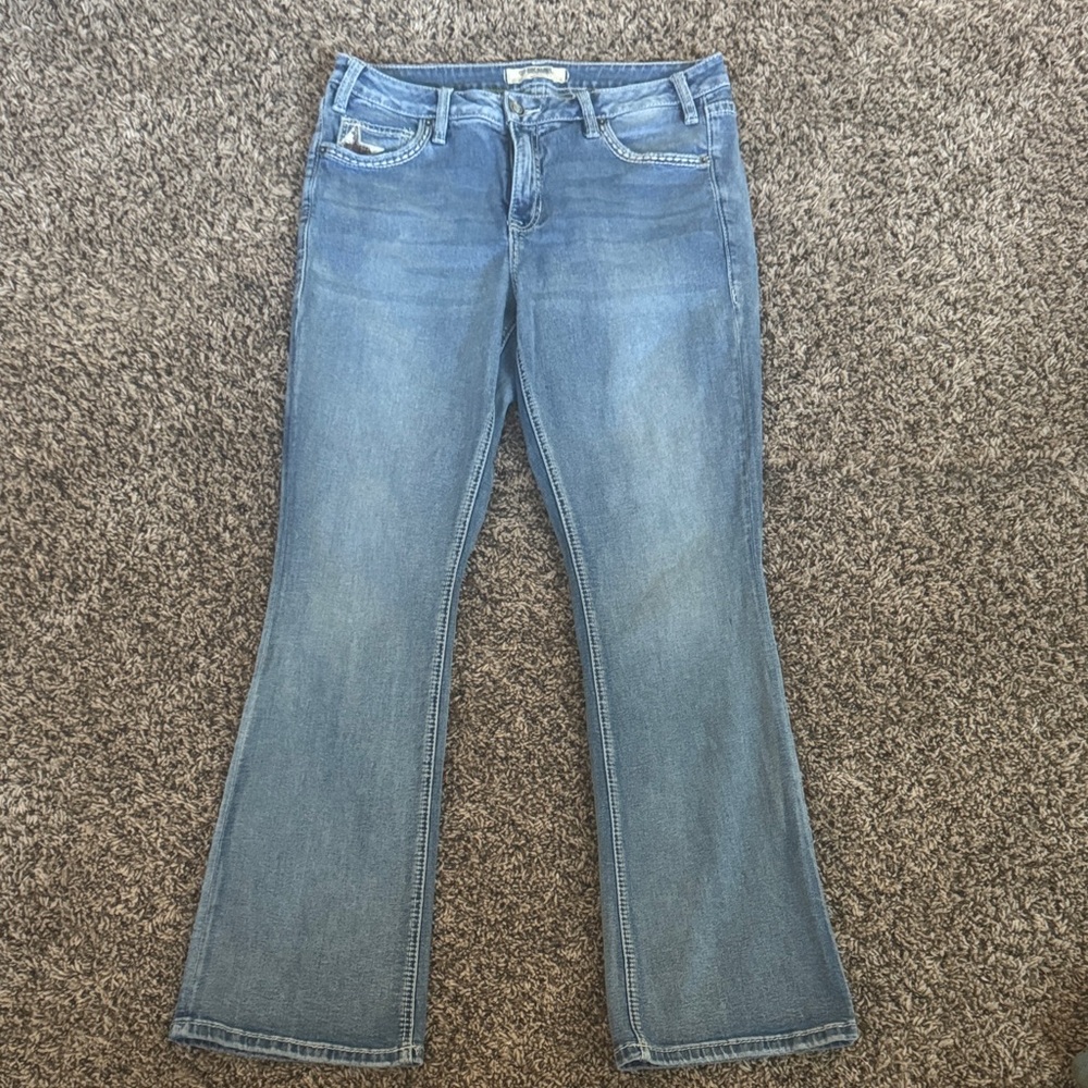 Stylish Blue Flare Jeans
